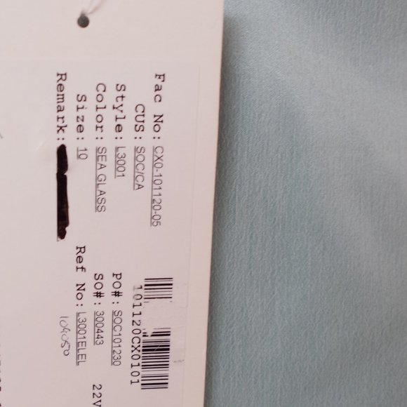 Belsoie "Seaglass" One Shoulder Chiffon Bridesmaid/Formal Gown NEW- Sz. 10 - Picture 7 of 10